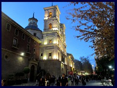 Murcia by night 03 - Plaza Santo Domingo with Iglesia Santo Domingo